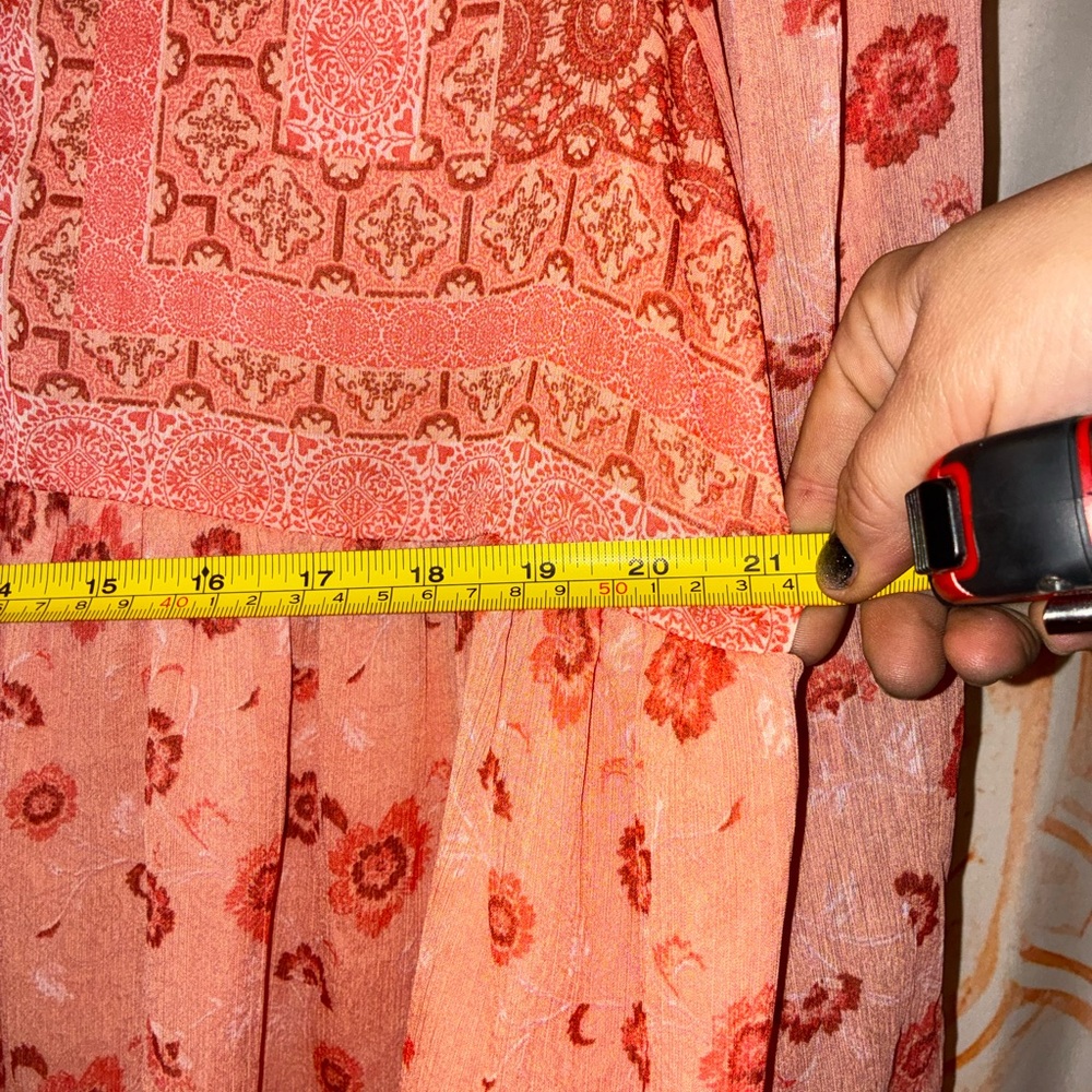 Lucky Brand Coral Floral Blouse - Picture 4 of 5
